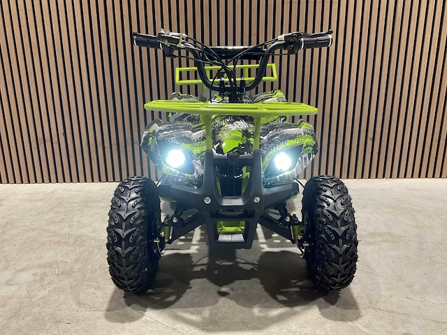 2025 ultra motocross met rekje atx 1000 elektrische quad groen ma06e - afbeelding 5 van  15