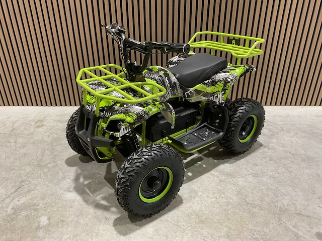 2025 ultra motocross met rekje atx 1000 elektrische quad groen ma06e - afbeelding 1 van  15