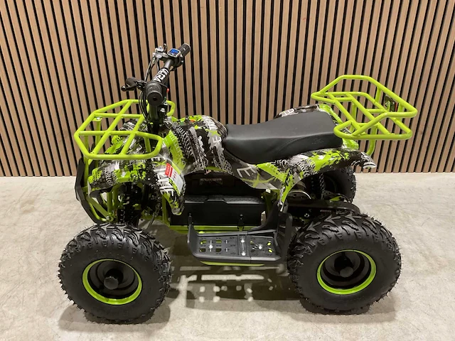 2025 ultra motocross met rekje atx 1000 elektrische quad groen ma06e - afbeelding 10 van  15