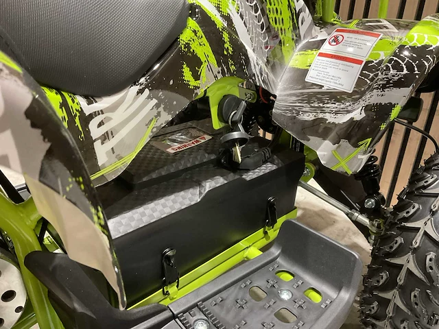 2025 ultra motocross met rekje atx 1000 elektrische quad groen ma06e - afbeelding 4 van  15