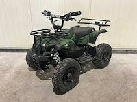 2025 ultra motocross met rekje atx 1000 elektrische quad groen/zwart camouflage - afbeelding 1 van  11