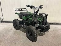 2025 ultra motocross met rekje atx 1000 elektrische quad groen/zwart camouflage - afbeelding 4 van  11