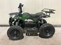 2025 ultra motocross met rekje atx 1000 elektrische quad groen/zwart camouflage - afbeelding 5 van  11