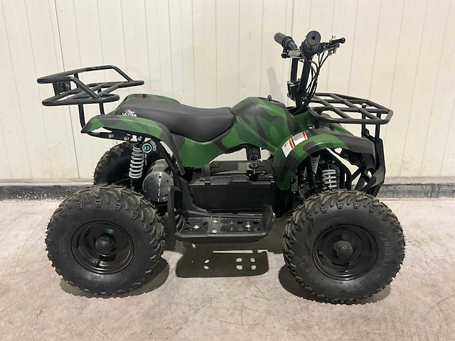 2025 ultra motocross met rekje atx 1000 elektrische quad groen/zwart camouflage - afbeelding 6 van  11