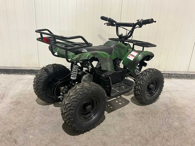 2025 ultra motocross met rekje atx 1000 elektrische quad groen/zwart camouflage - afbeelding 7 van  11