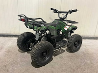2025 ultra motocross met rekje atx 1000 elektrische quad groen/zwart camouflage - afbeelding 7 van  11