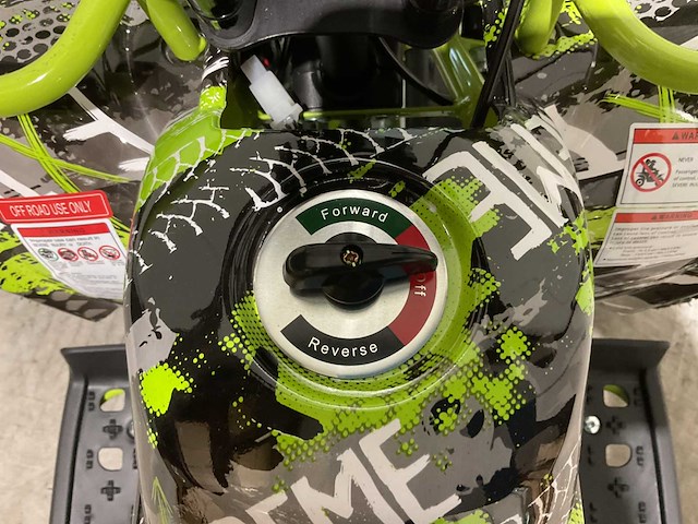 2025 ultra motocross met rekje atx 1000 elektrische quad groen/zwart extreme - afbeelding 3 van  14