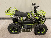 2025 ultra motocross met rekje atx 1000 elektrische quad groen/zwart extreme - afbeelding 8 van  14