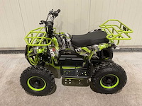 2025 ultra motocross met rekje atx 1000 elektrische quad groen/zwart extreme - afbeelding 9 van  14