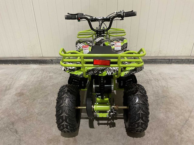 2025 ultra motocross met rekje atx 1000 elektrische quad groen/zwart extreme - afbeelding 11 van  14