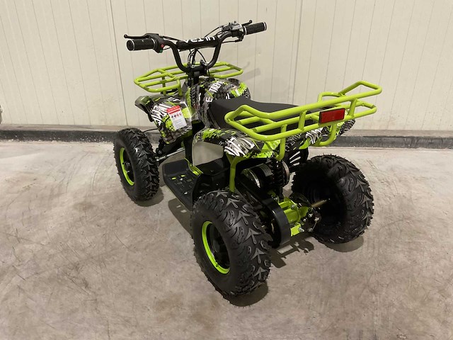 2025 ultra motocross met rekje atx 1000 elektrische quad groen/zwart extreme - afbeelding 13 van  14
