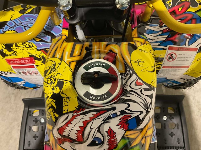 2025 ultra motocross met rekje atx 1000 elektrische quad joker - afbeelding 3 van  14