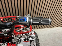 2025 ultra motocross met rekje atx 1000 elektrische quad rood/wit ma06e - afbeelding 9 van  10