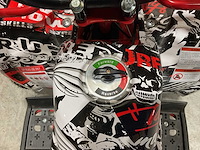 2025 ultra motocross met rekje atx 1000 elektrische quad rood/wit ma06e - afbeelding 10 van  10