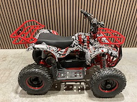 2025 ultra motocross met rekje atx 1000 elektrische quad rood/wit ma06e - afbeelding 9 van  14