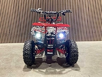2025 ultra motocross met rekje atx 1000 elektrische quad rood/wit ma06e - afbeelding 5 van  14