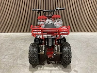 2025 ultra motocross met rekje atx 1000 elektrische quad rood/wit ma06e - afbeelding 11 van  14