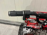 2025 ultra motocross met rekje atx 1000 elektrische quad rood/zwart live now - afbeelding 2 van  12