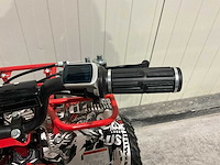 2025 ultra motocross met rekje atx 1000 elektrische quad rood/zwart live now - afbeelding 3 van  12