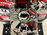 2025 ultra motocross met rekje atx 1000 elektrische quad rood/zwart live now - afbeelding 4 van  12