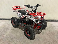 2025 ultra motocross met rekje atx 1000 elektrische quad rood/zwart live now - afbeelding 5 van  12