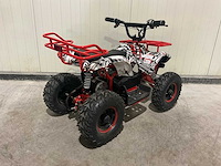 2025 ultra motocross met rekje atx 1000 elektrische quad rood/zwart live now - afbeelding 8 van  12