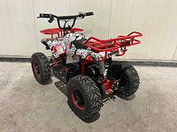 2025 ultra motocross met rekje atx 1000 elektrische quad rood/zwart live now - afbeelding 9 van  12