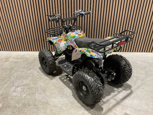 2025 ultra motocross met rekje atx 1000 elektrische quad wit terror ma06e - afbeelding 3 van  14