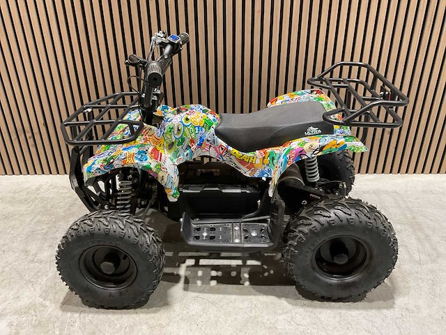 2025 ultra motocross met rekje atx 1000 elektrische quad wit terror ma06e - afbeelding 4 van  14