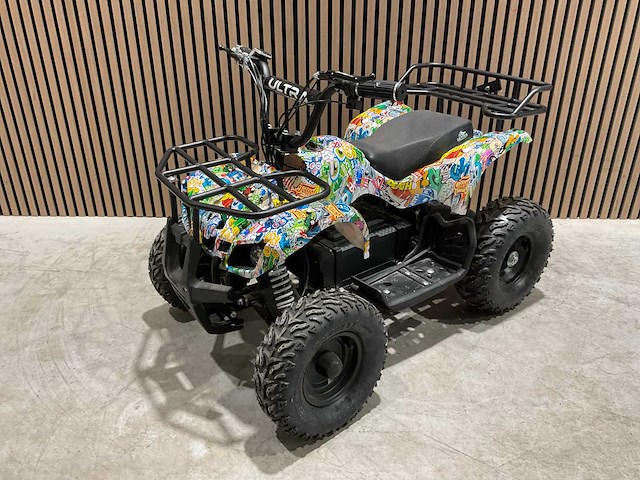 2025 ultra motocross met rekje atx 1000 elektrische quad wit terror ma06e - afbeelding 1 van  14