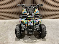 2025 ultra motocross met rekje atx 1000 elektrische quad wit terror ma06e - afbeelding 7 van  14