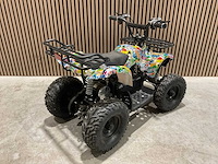 2025 ultra motocross met rekje atx 1000 elektrische quad wit terror ma06e - afbeelding 10 van  14