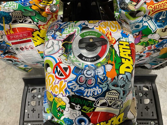 2025 ultra motocross met rekje atx 1000 elektrische quad wit terror ma06e - afbeelding 14 van  14