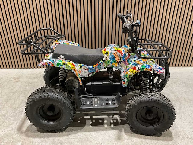 2025 ultra motocross met rekje atx 1000 elektrische quad wit terror ma06e - afbeelding 2 van  2