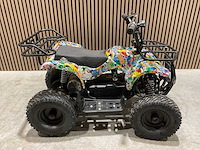 2025 ultra motocross met rekje atx 1000 elektrische quad wit terror ma06e - afbeelding 2 van  2