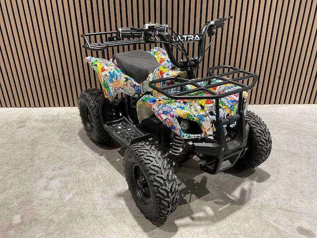 2025 ultra motocross met rekje atx 1000 elektrische quad wit terror ma06e - afbeelding 9 van  14