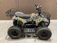 2025 ultra motocross met rekje atx 1000 elektrische quad wit terror ma06e - afbeelding 9 van  14