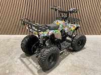 2025 ultra motocross met rekje atx 1000 elektrische quad wit terror ma06e - afbeelding 10 van  14