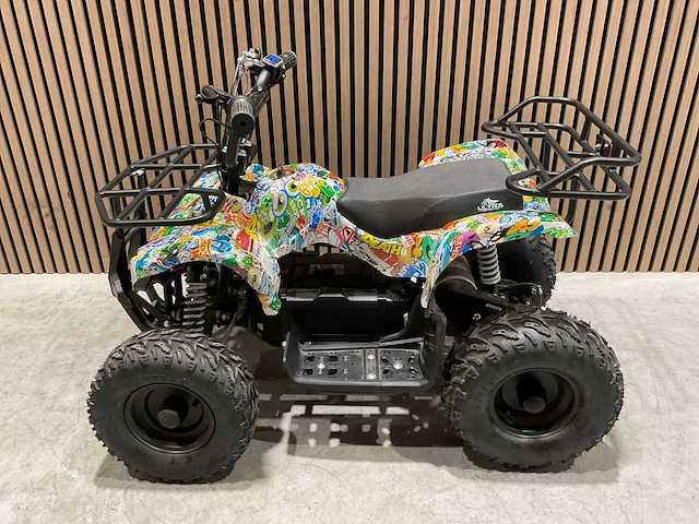 2025 ultra motocross met rekje atx 1000 elektrische quad wit terror ma06e - afbeelding 4 van  14