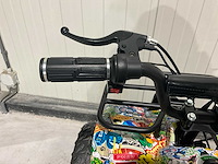 2025 ultra motocross met rekje atx 1000 elektrische quad zwart/geel terror - afbeelding 3 van  13