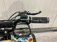 2025 ultra motocross met rekje atx 1000 elektrische quad zwart/geel terror - afbeelding 4 van  13