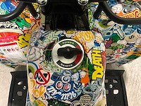 2025 ultra motocross met rekje atx 1000 elektrische quad zwart/geel terror - afbeelding 5 van  13