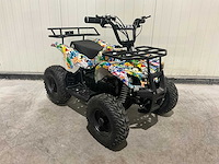 2025 ultra motocross met rekje atx 1000 elektrische quad zwart/geel terror - afbeelding 6 van  13