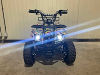 2025 ultra motocross met rekje atx 1000 elektrische quad zwart/geel terror - afbeelding 8 van  13