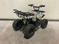 2025 ultra motocross met rekje atx 1000 elektrische quad zwart/geel terror - afbeelding 10 van  13