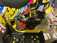2025 ultra motocross met rekje atx 49 quad blauw/geel - afbeelding 2 van  10