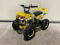 2025 ultra motocross met rekje atx 49 quad blauw/geel - afbeelding 1 van  10