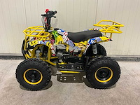 2025 ultra motocross met rekje atx 49 quad blauw/geel - afbeelding 4 van  10