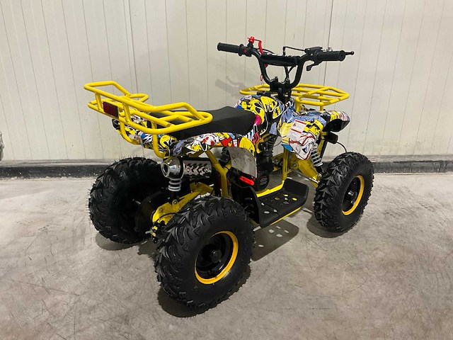 2025 ultra motocross met rekje atx 49 quad blauw/geel - afbeelding 7 van  10