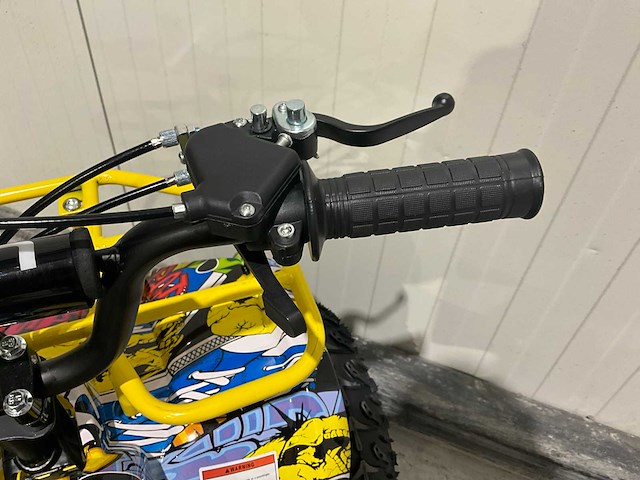 2025 ultra motocross met rekje atx 49 quad blauw/geel - afbeelding 10 van  10